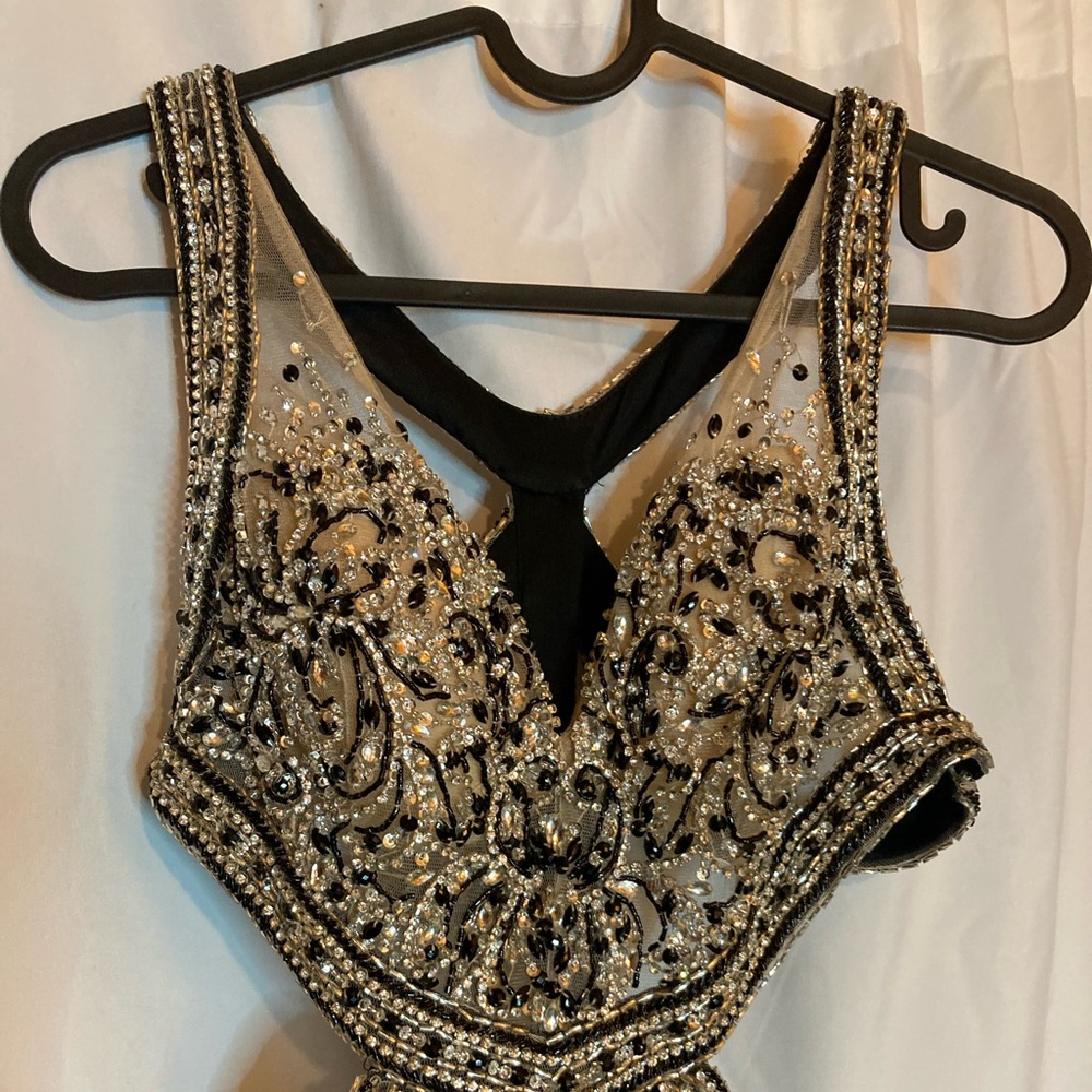 Beautiful Beaded Floor Length Dress!
